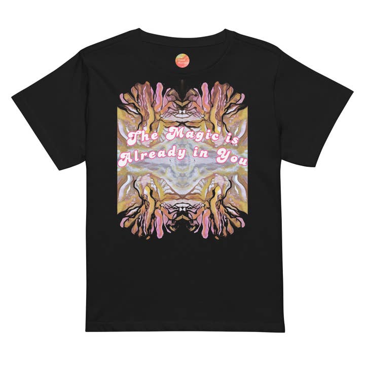 T-shirt mágica caverna escondida por atacado de The Pastel Abstract