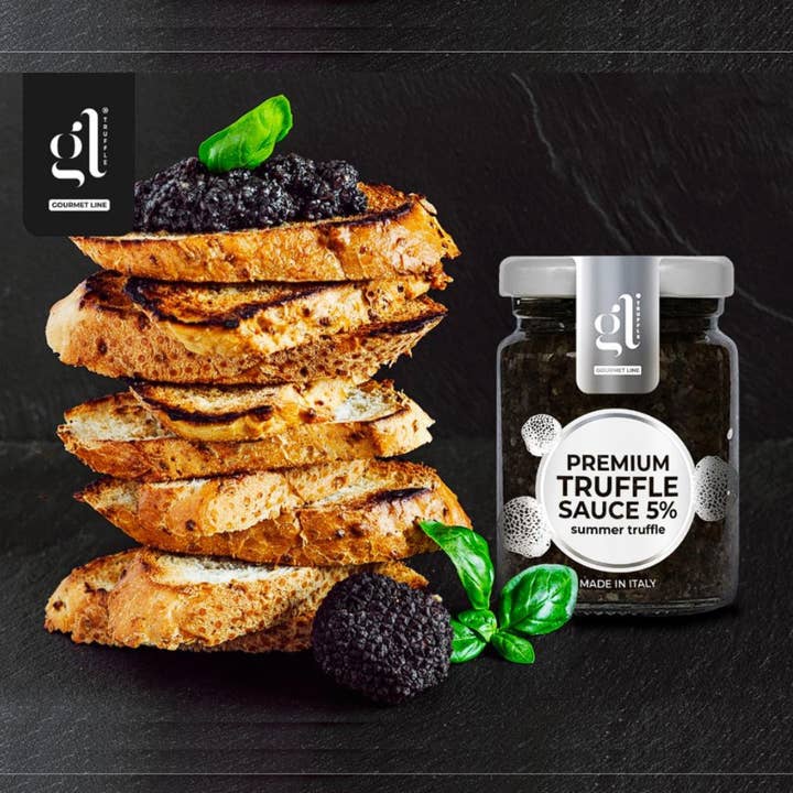 Wholesale Italian Food - Wholesale Sauce - GL Truffle , Premium Black Truffle Sauce 90 g