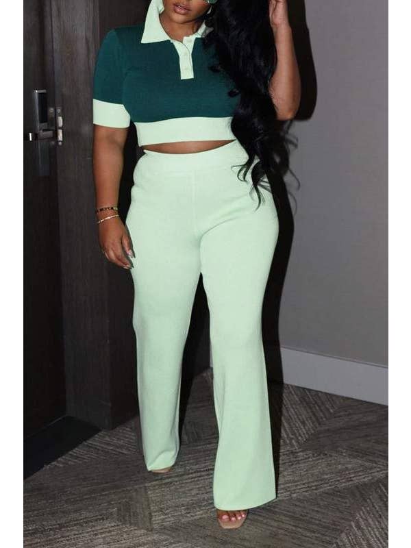 Queen Fashion – wholesale Top & skirt set – Women's – polo tee and pants set7