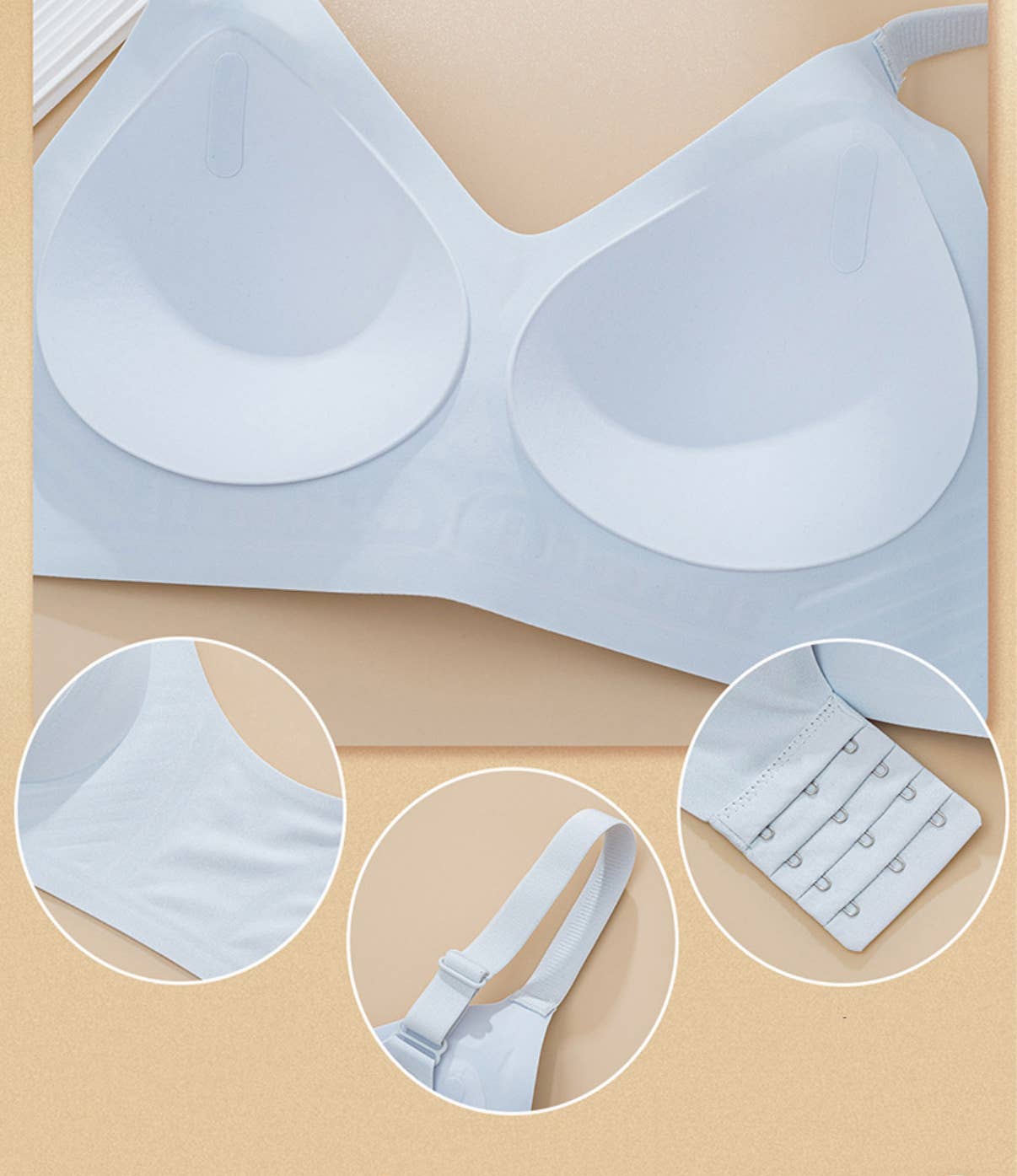 FLUFFERY - Wholesale Bra - Women's - [Clearance] Texlina Women’s Ice Silk Wireless Comfort Bra1