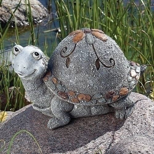 Turtle Pebble Statue for wholesale by Roman