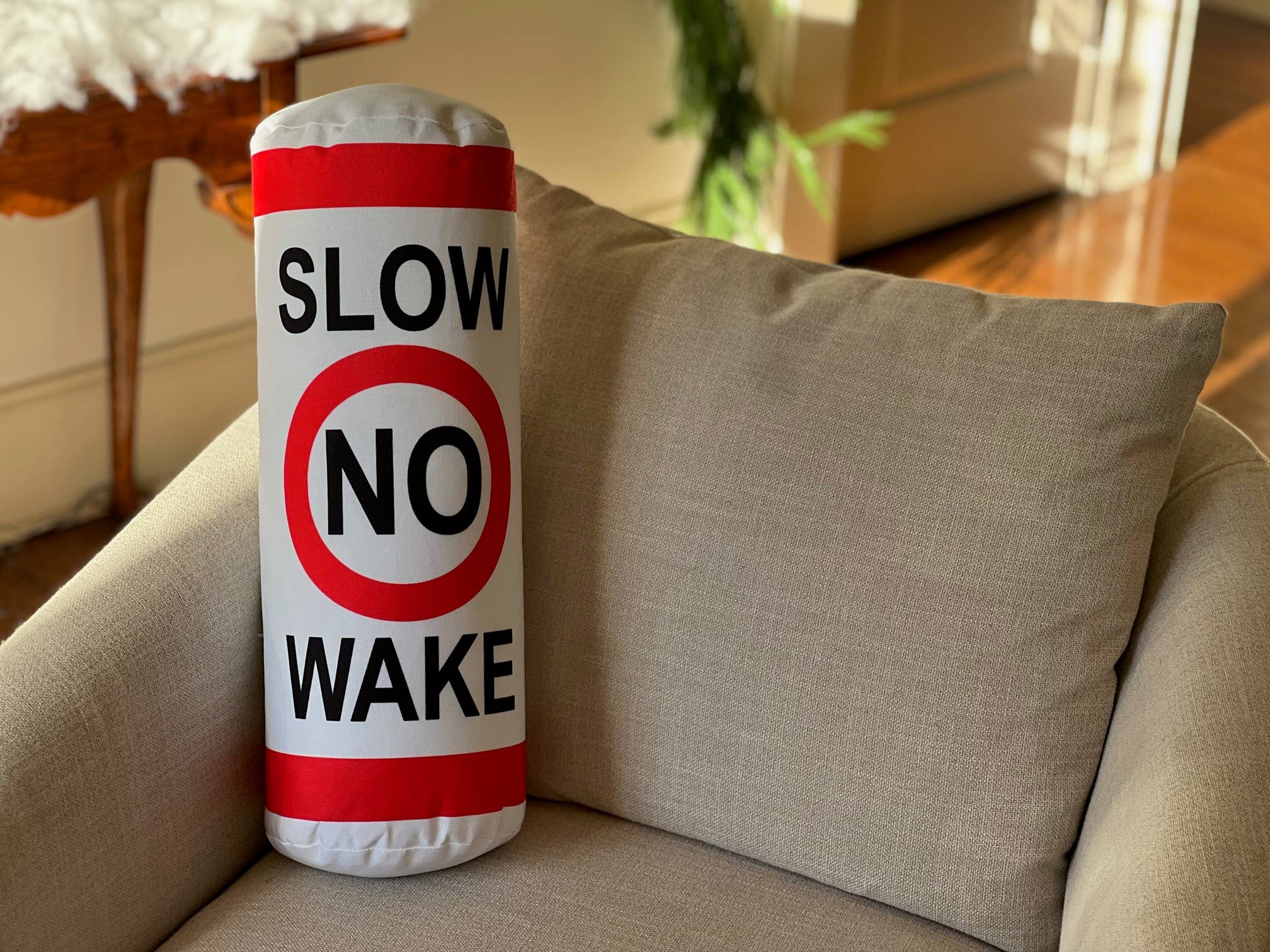 HushTubby - Wholesale Throw/Decorative Pillow - Slow No Wake  buoy Lake Tubular Pillow3