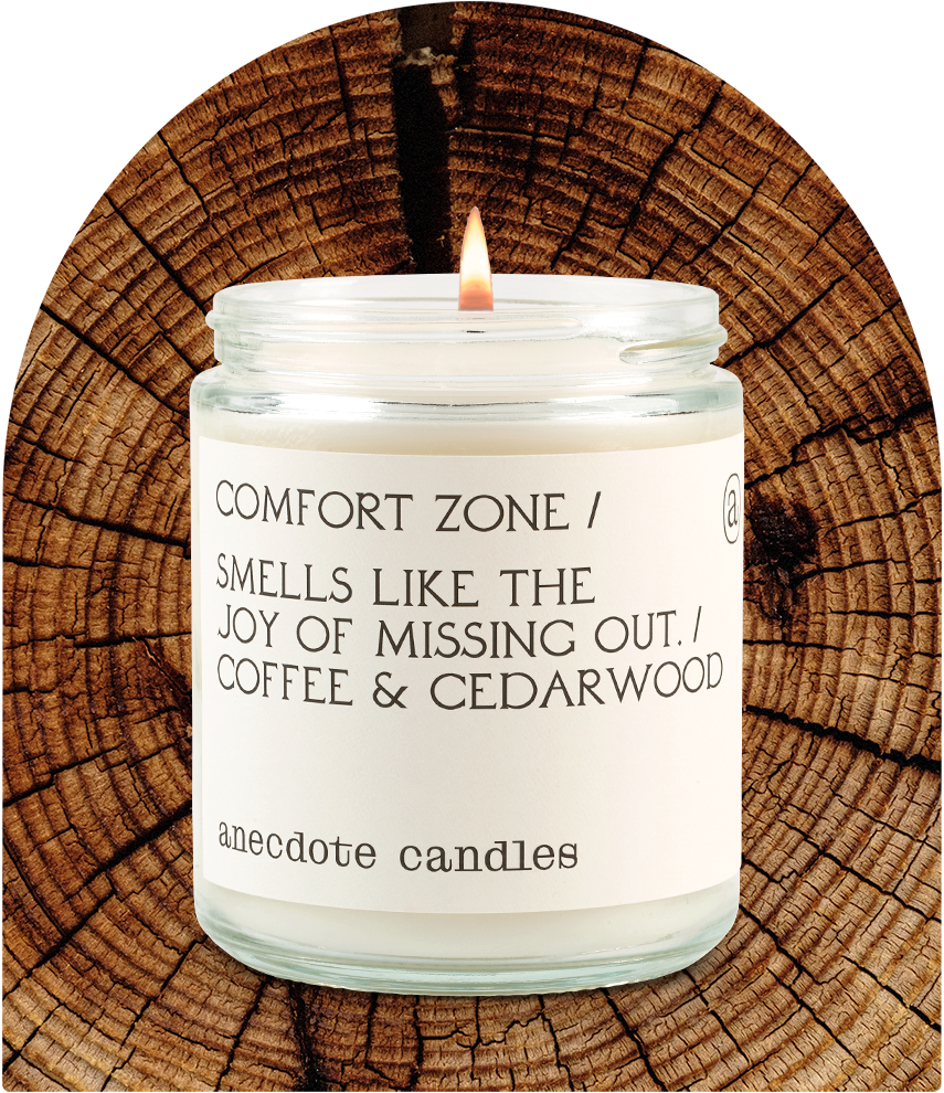 Anecdote Candles - Wholesale Jar/Filled Candle - Comfort Zone (Coffee & Cedarwood) Candle8