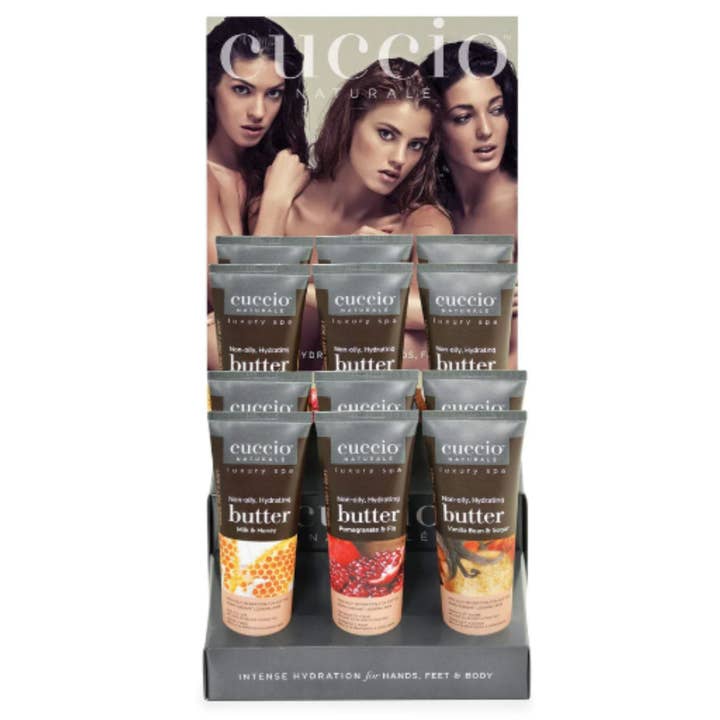 Butter Displays: 4oz Collection for wholesale by Cuccio