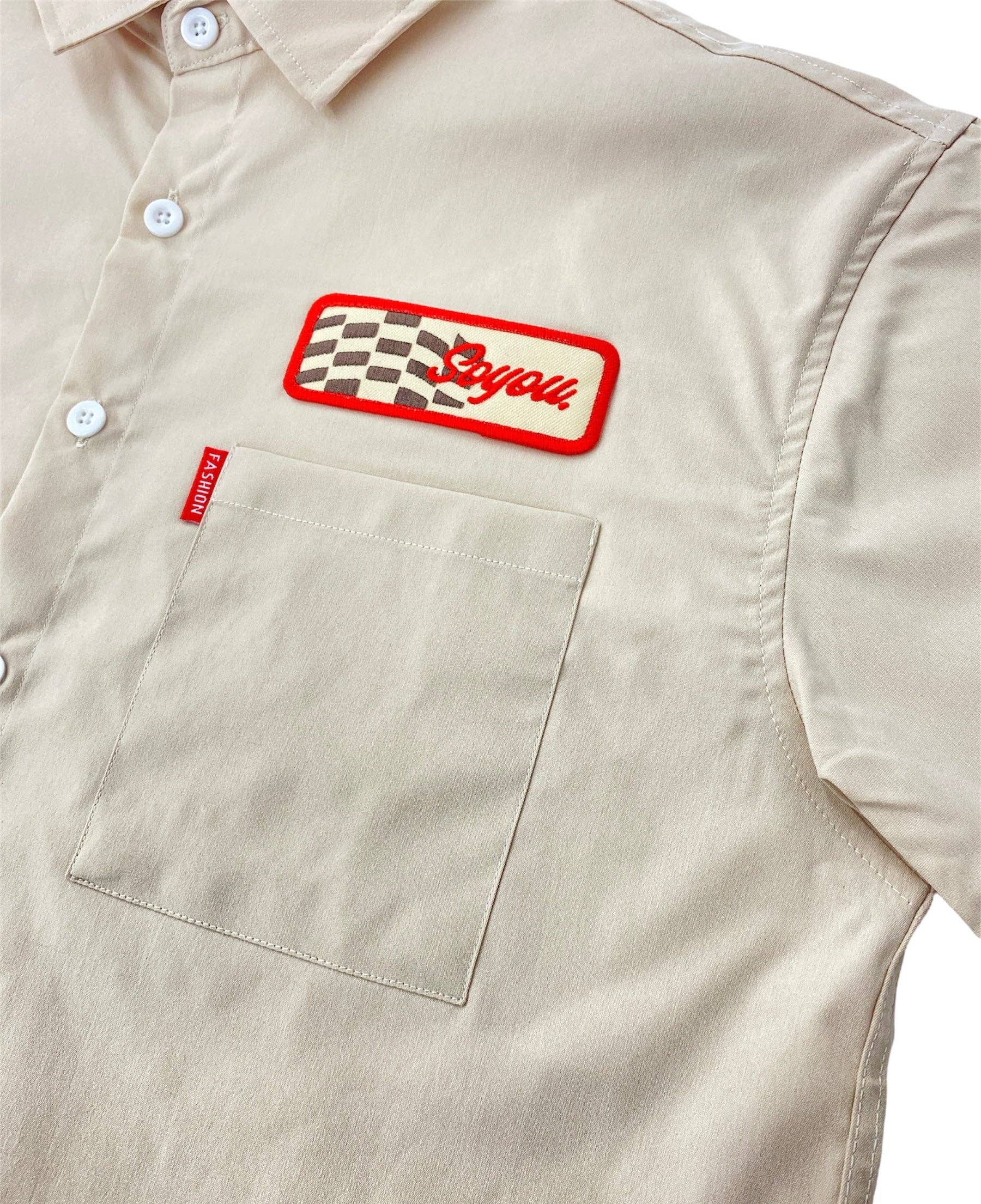 SoYou Clothing – Engroshandel Skjorte med buttondown – Mænd – Derby City knap nede6