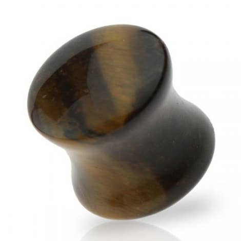 HALFKOSTBARE TIJGEROOG STEEN ZADELPLUG voor wholesale door CRAVE