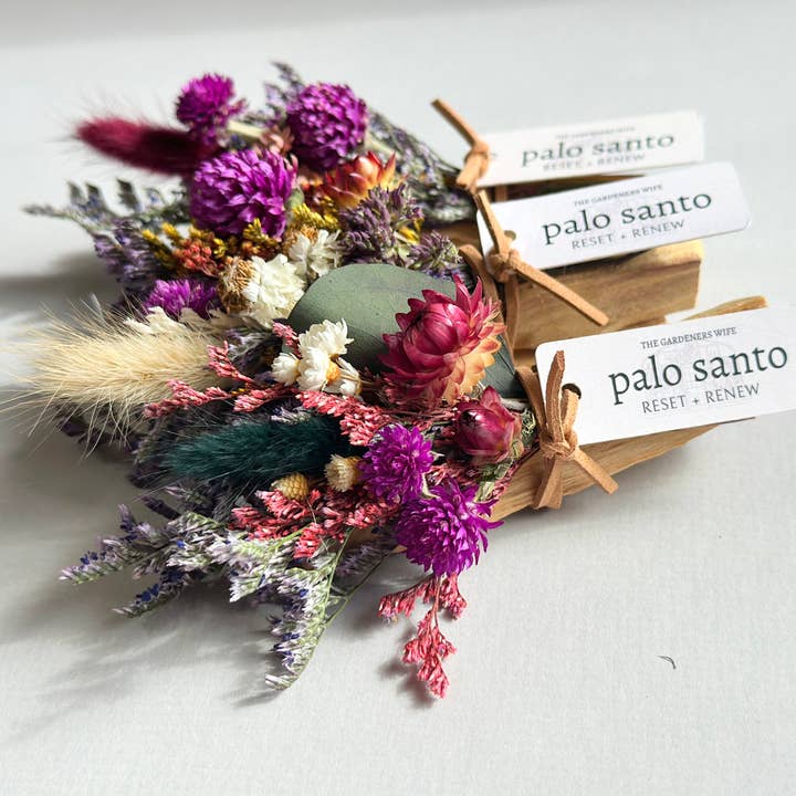 The Gardeners Wife - Wholesale Sage bundle - Palo Santo + Flora12