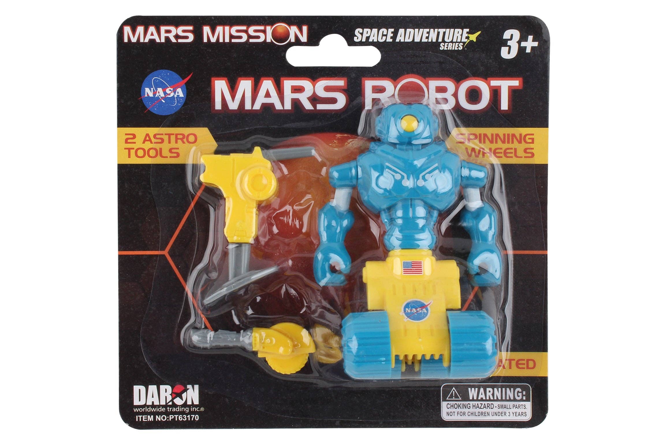 Daron Worldwide Trading - Vente Lot de jouets – enfant - Robot PT63170 Space Adventure Mars Mission Mars avec 2 accessoires7
