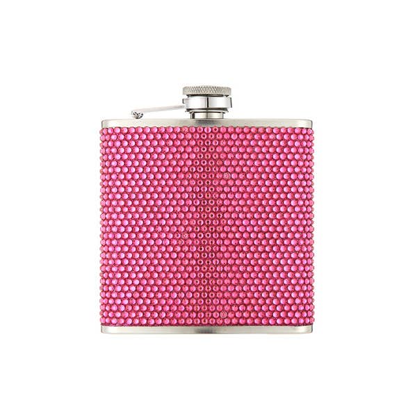 Nima Accessories Inc - Wholesale Flask - Rhinestone Decorative Metal 4 oz Blinged Flask Cup1