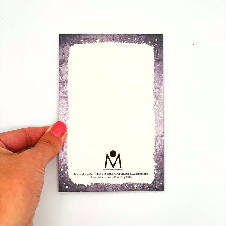 NOMAD Moon Magic - Wholesale Birthday Card - Birthday Card with Cat, Handmade and Hand-Illustrated2