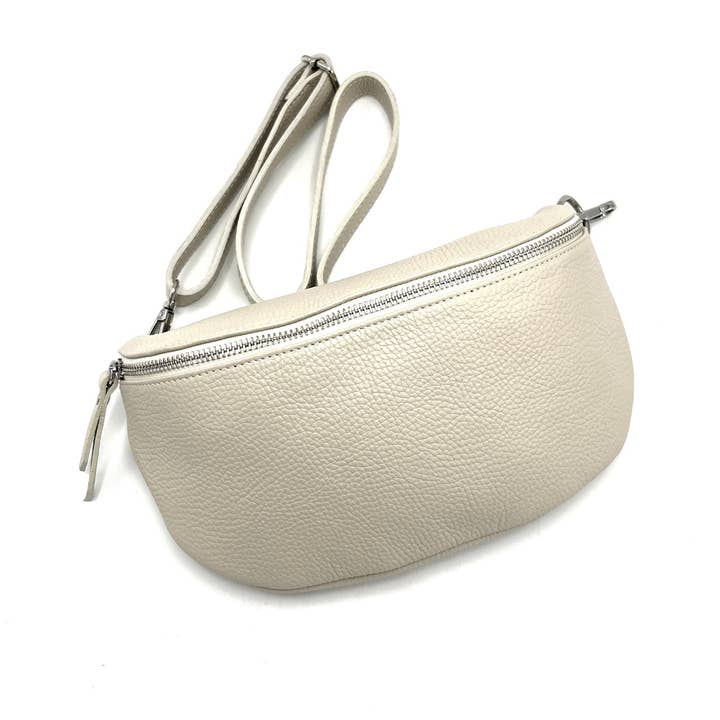 Suie Valentini srl - Vendita all'ingrosso Borsa a tracolla - Donna - Marsupio in pelle genuina Made in Italy, art. 11246612