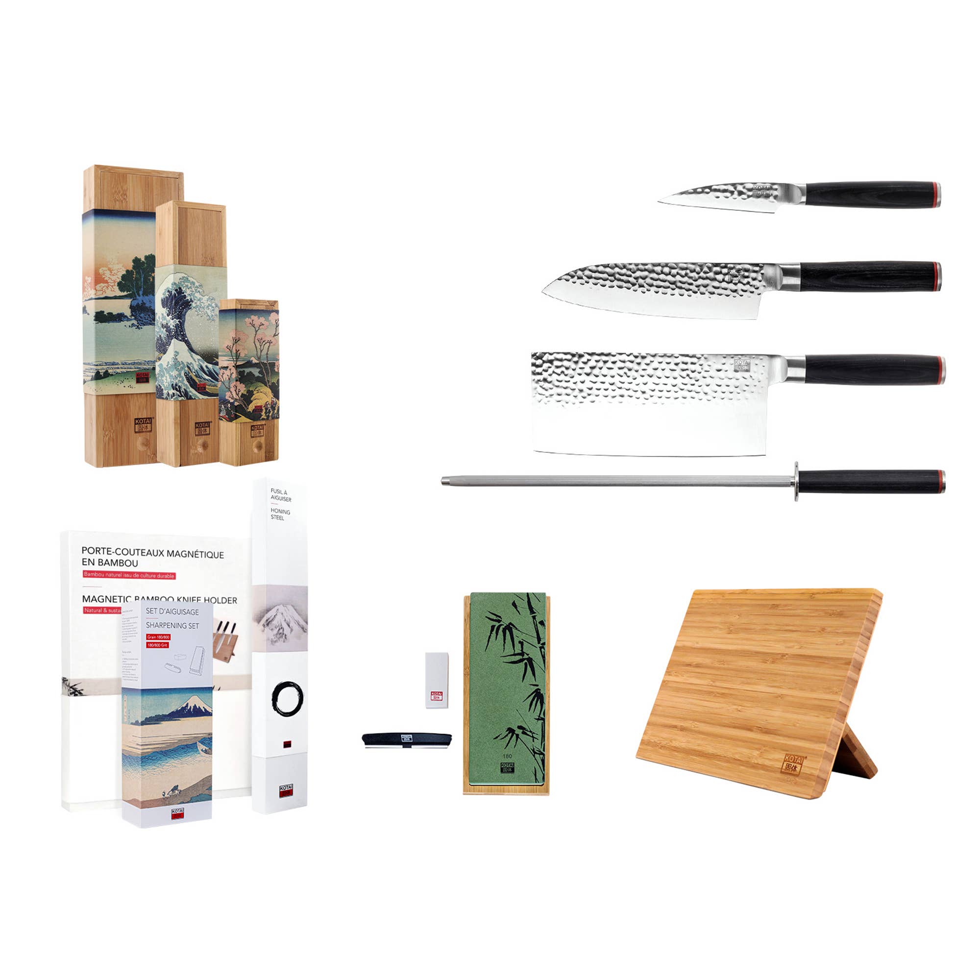 KOTAI - Wholesale Knife Set - Retail Starter Pack - Pakka Collection1