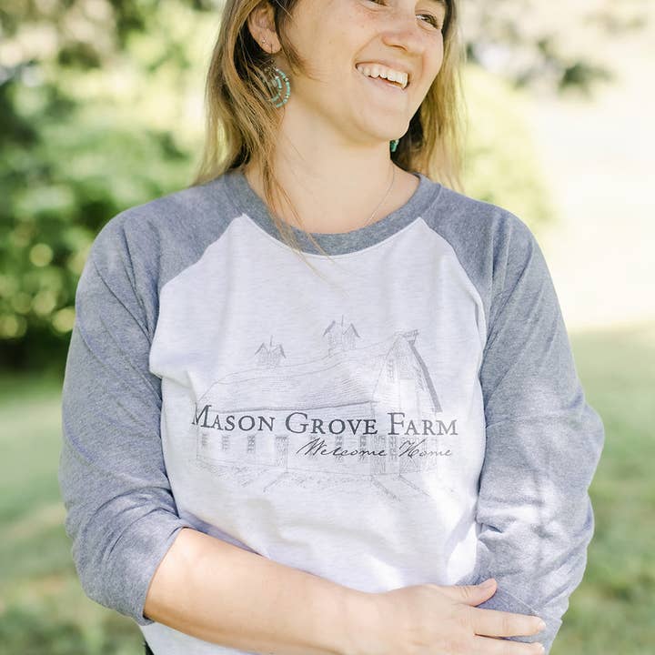 Mason Grove Farm Baseball Tee for wholesale by Mason Grove Farm