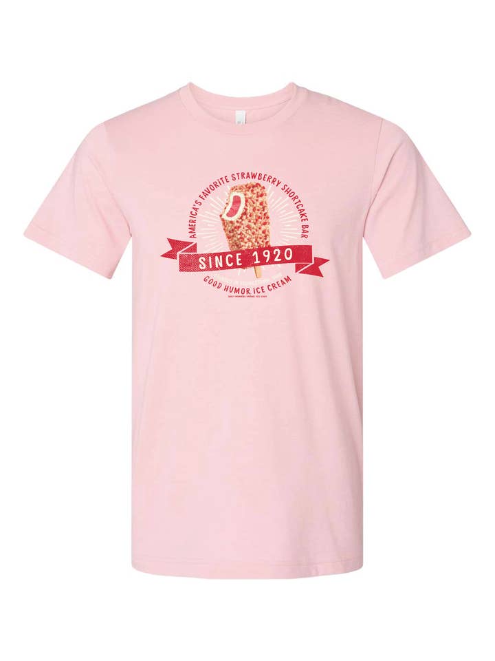 www.sweetvintagetees.com - Wholesale Screen Printed T-Shirt - Unisex - Good Humor Ice Cream Strawberry Shortcake 1920 Tee