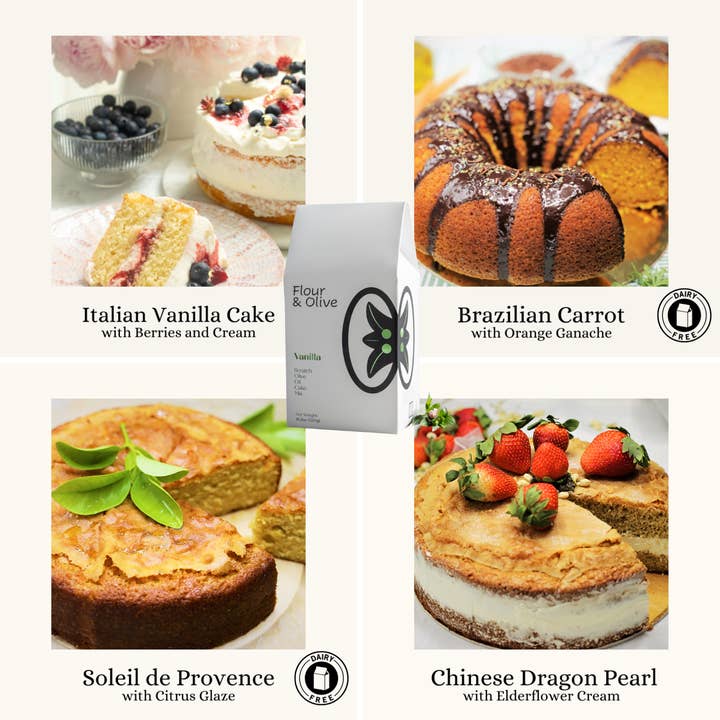 Flour & Olive - Wholesale Cake Mix - Wholesale Vanilla Olive Oil Cake Mix5
