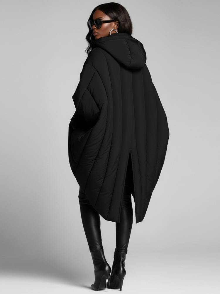 Black Women's Cape Coat FINANCIAL DISTRICT COUTURE BYMANYC ® New York for wholesale on Faire1