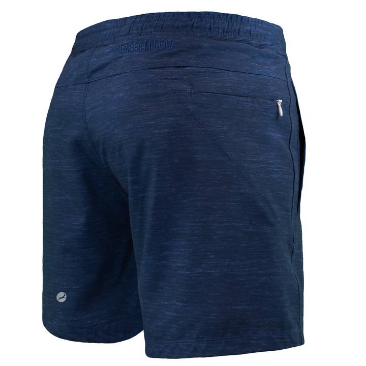 Navy Heather Freeballers - Sportshorts for engroshandel hos Meripex Apparel