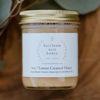 Creamed Spreadable Honey 8oz for wholesale by Heirloom Acre Honey