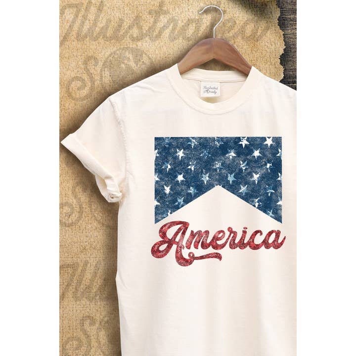 AMERICAN VINTAGE-GRAFIK-T-SHIRT für den Großhandel von Illustrated Society