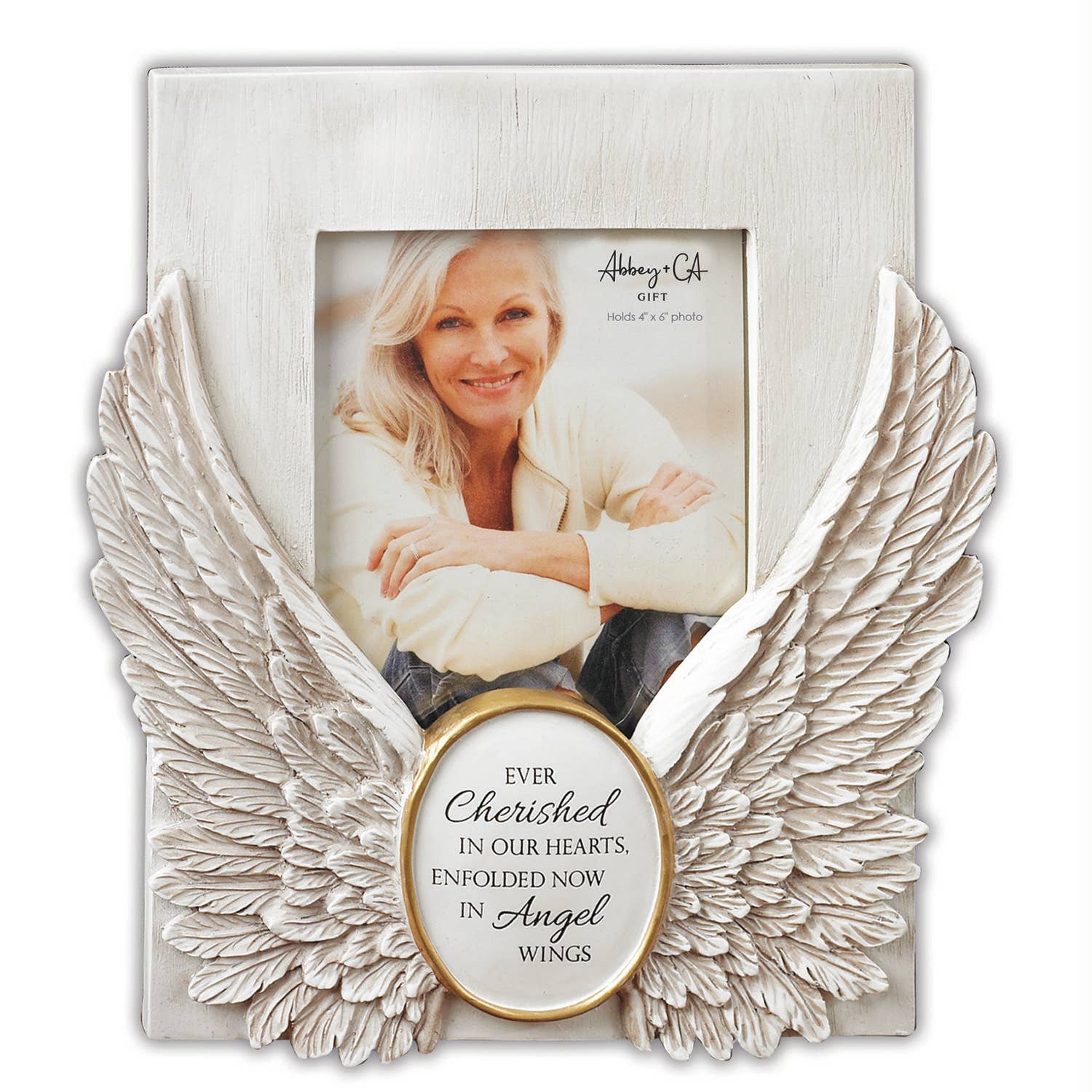 Abbey + CA Gift - Vendita all'ingrosso Cornice portafoto - Cornice commemorativa Angel Wings1