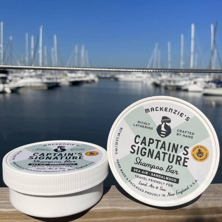 MacKenzie's Fisherman - Wholesale Shampoo Puck/Solid Shampoo - Captain's Signature Shampoo Bar 3.5 OZ (12 qty)