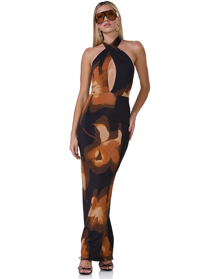 Genieklänning - Noir Blur för wholesale av AFRM