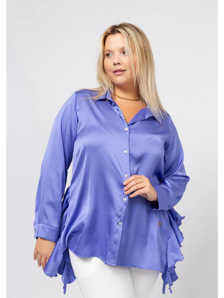 245063 - Blouse unie, collection printemps-été, grandes tailles pour la vente par Teresa Cardoso Oliveira