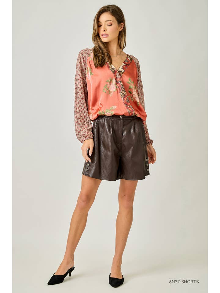 Mystree - Wholesale Blouse - Women's - 61318 Mixed Print Blouse4