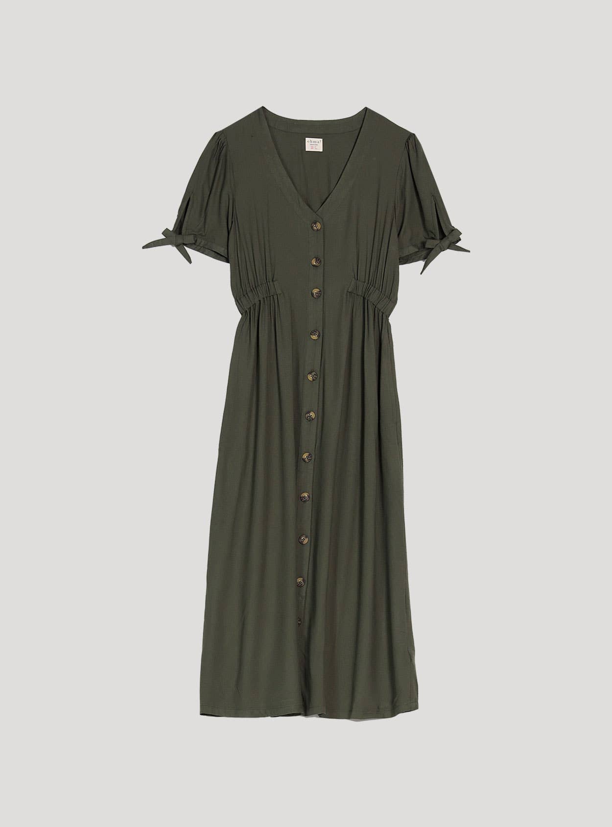 Ohma Barcelona - Wholesale Dress - Maternity - Nursing Dress With Knots On Sleeves5