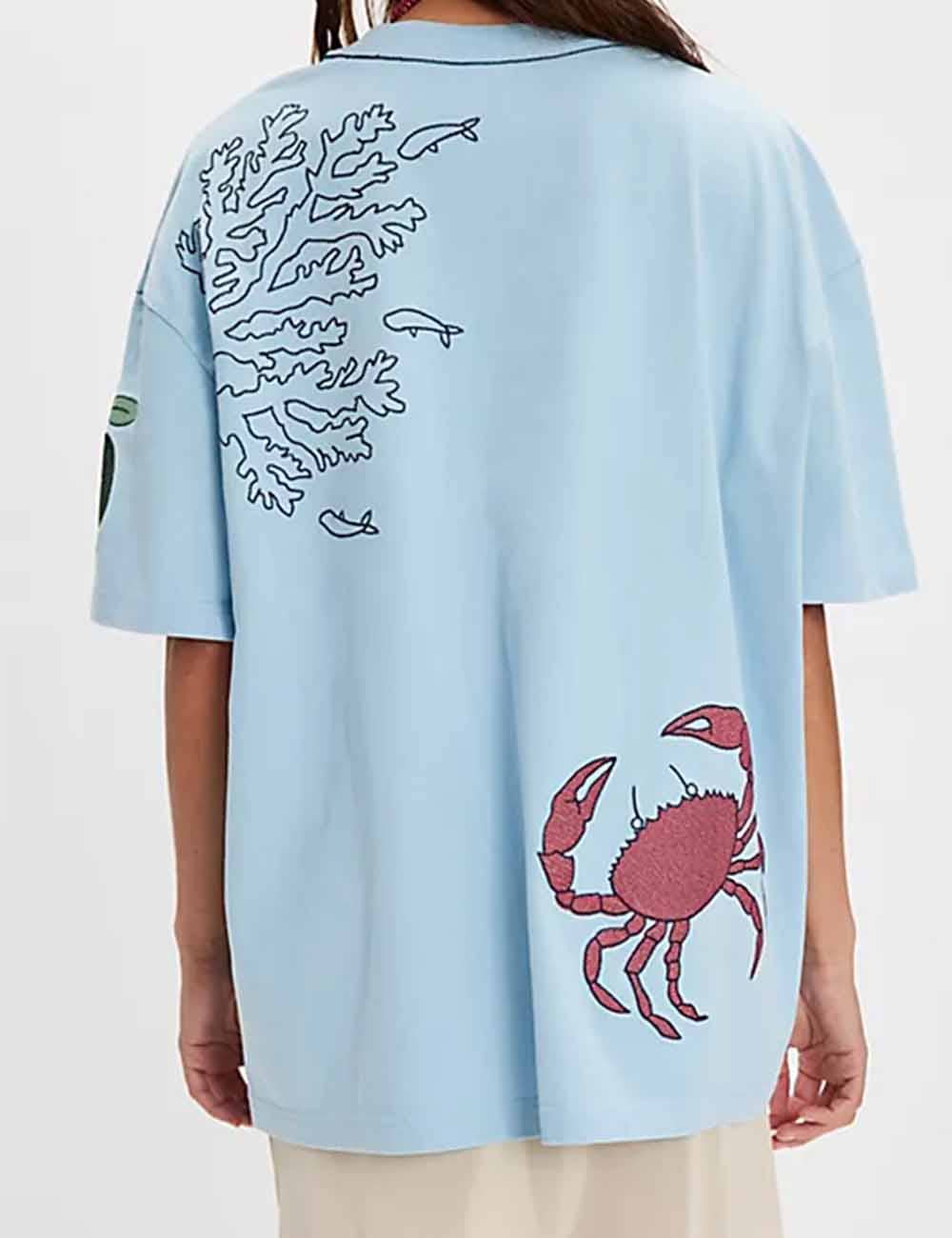 Sweetkama - Wholesale T-Shirt - Women's - Ladies Multicolor Embroidery Crew Neck Short Sleeves T-Shirt5