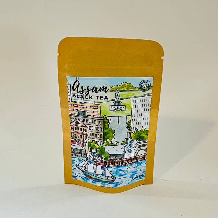NovelTea Bookstore & Gifts - Wholesale Loose Tea - Artist Label | Halifax Waterfront - Assam Orange Pekoe BLACK TEA4