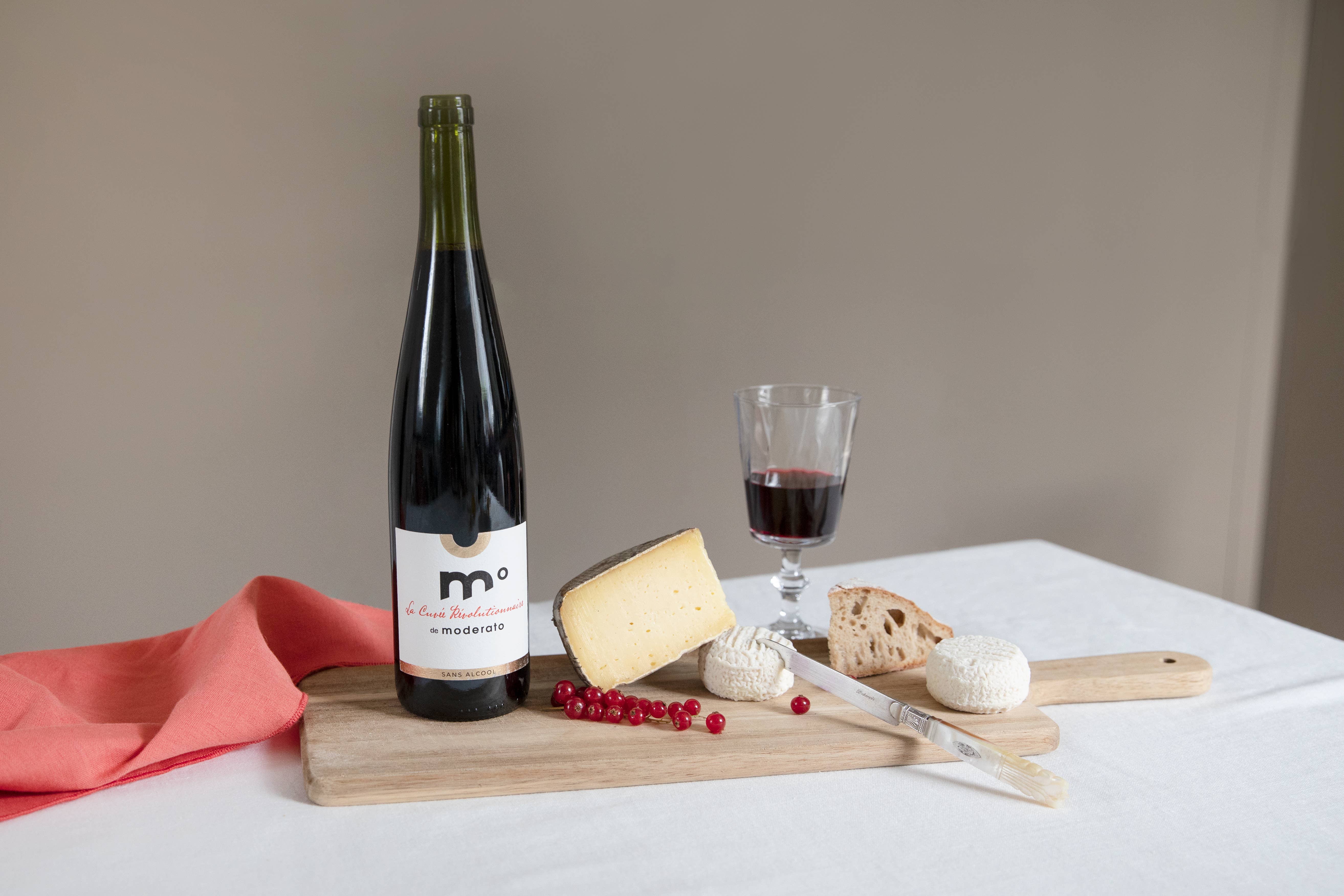 Moderato - Venta al por mayor Licores/vinos/cervezas sin alcohol - El tinto de la Cuvée Revolucionaria Moderato - vino sin alcohol1