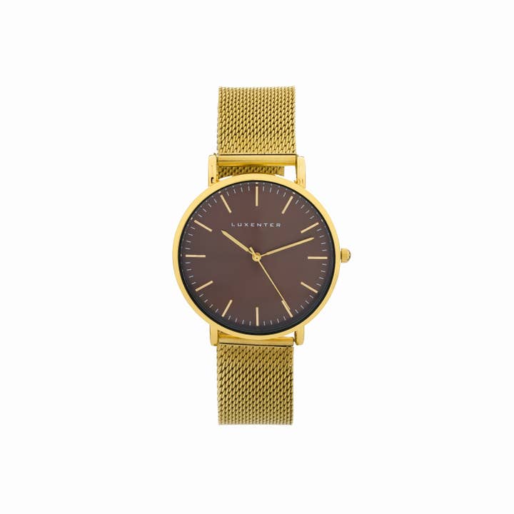 Reloj Luxenter Lici acabado en oro amarillo de 18 quilates para venta al por mayor de Luxenter