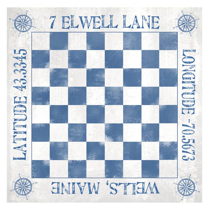 CB3010 (CB7) - Compass Rose White Weathered Board for wholesale by Paint The Town