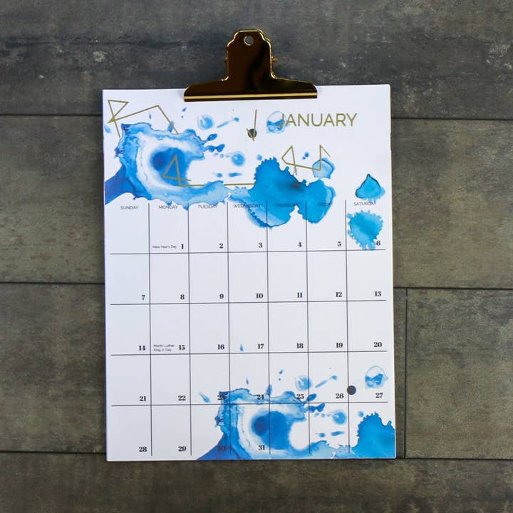 North Studio - Wholesale Calendar - 2024-25 Wall Art Calendar11