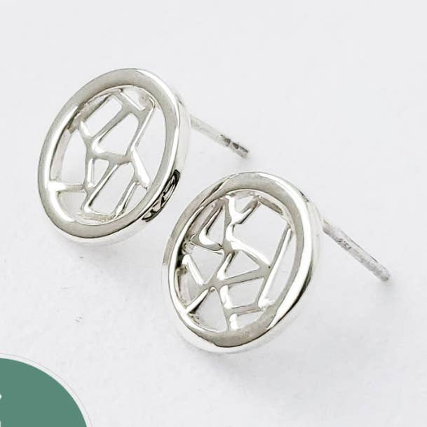 Net Stud Earrings for wholesale by Uluuh Jewelry