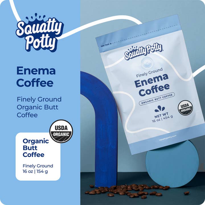 Squatty Potty - Wholesale Coffee Beans - Squatty Potty Enema Coffee 1lb