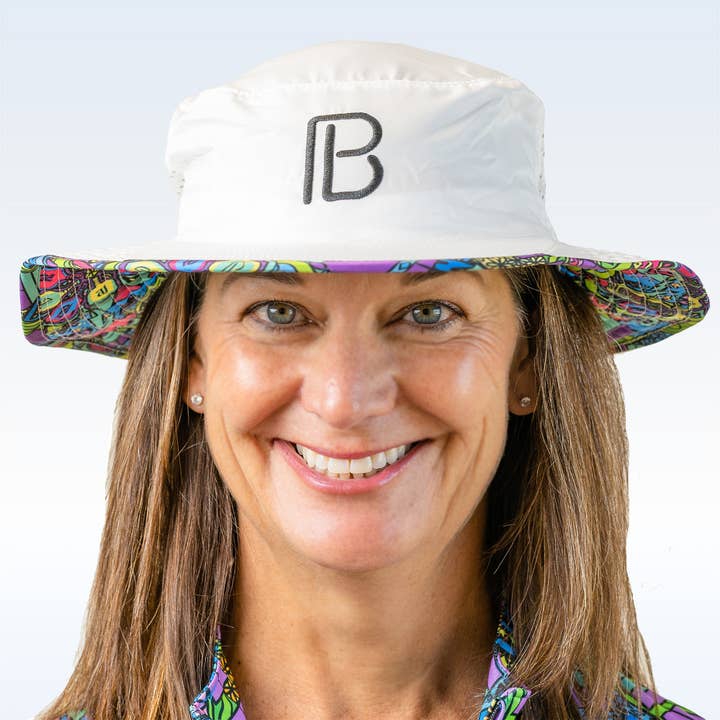 PB Bucket Hat Groovy for wholesale by Pickleball Bella