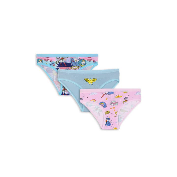 Bellabu Bear - Vendita all'ingrosso Intimo - Donna - Biancheria intima da donna in bambù Wonder Woman, confezione da 3