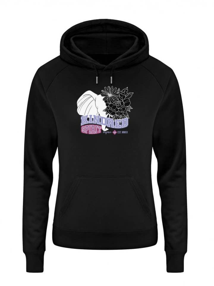 Women's Hoodie Tyke Flow Black for wholesale by espero
