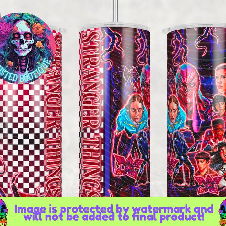 Stranger Tumbler for wholesale by Twisted Bootique