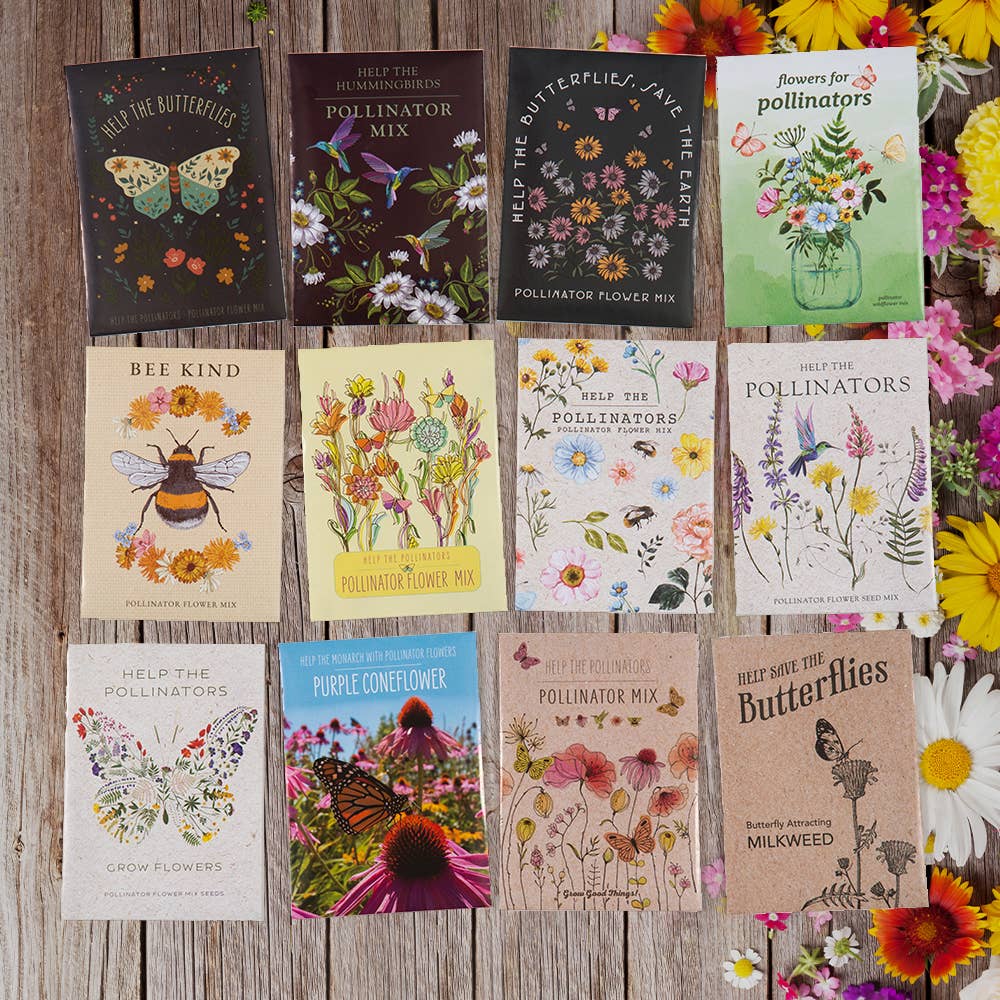 Bentley Seed Co. - Wholesale Plant Seeds - Help Save the Butterflies - Milkweed Mix Seed Packets10