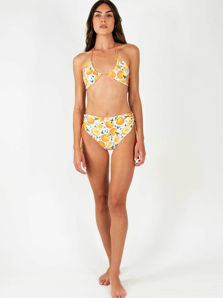 Citrus high waisted Bikini BOTTOM for wholesale by SIGAL