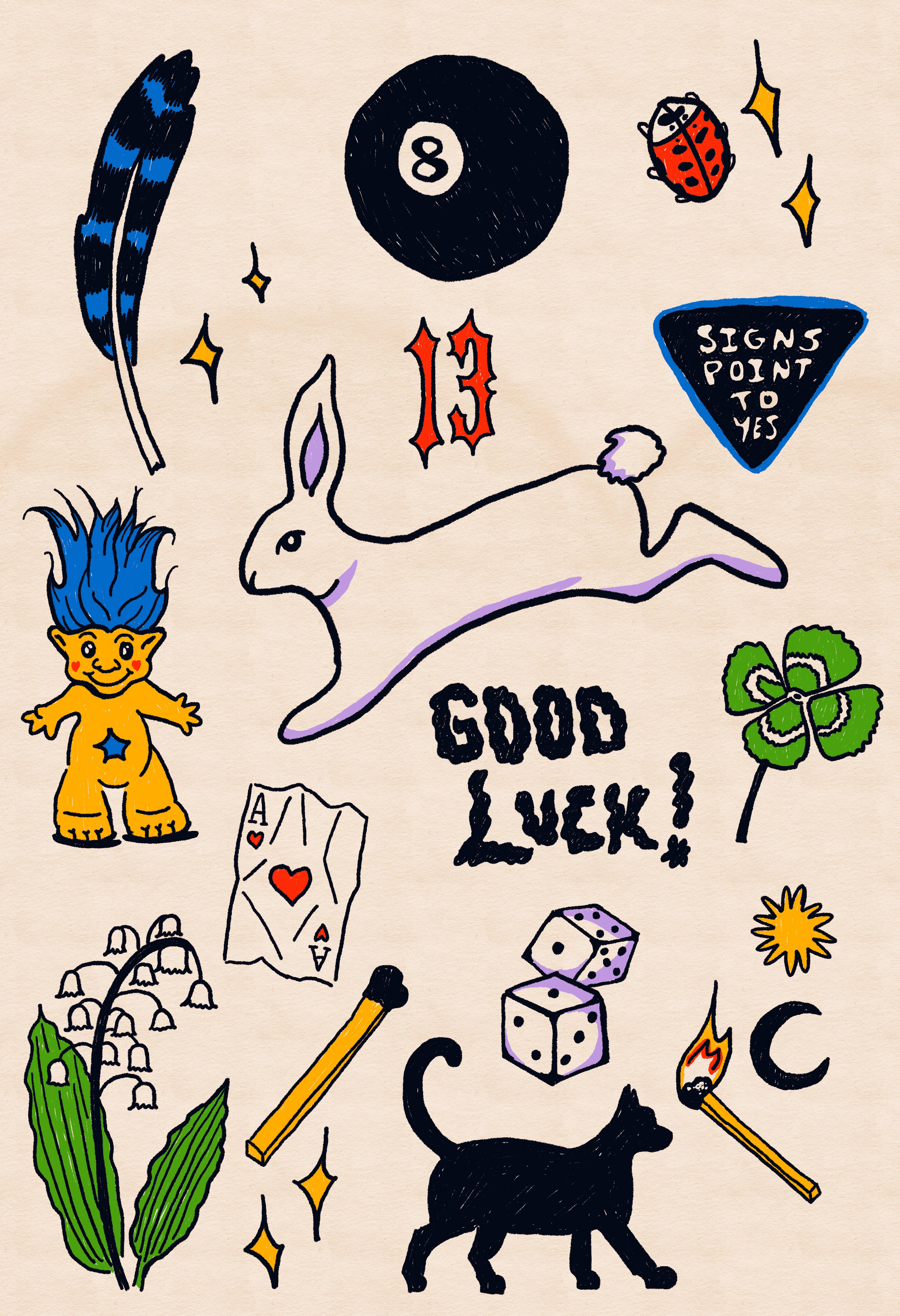 Refuge Studios Iowa City - Wholesale Art Print - "Good Luck!" Giclée Print1