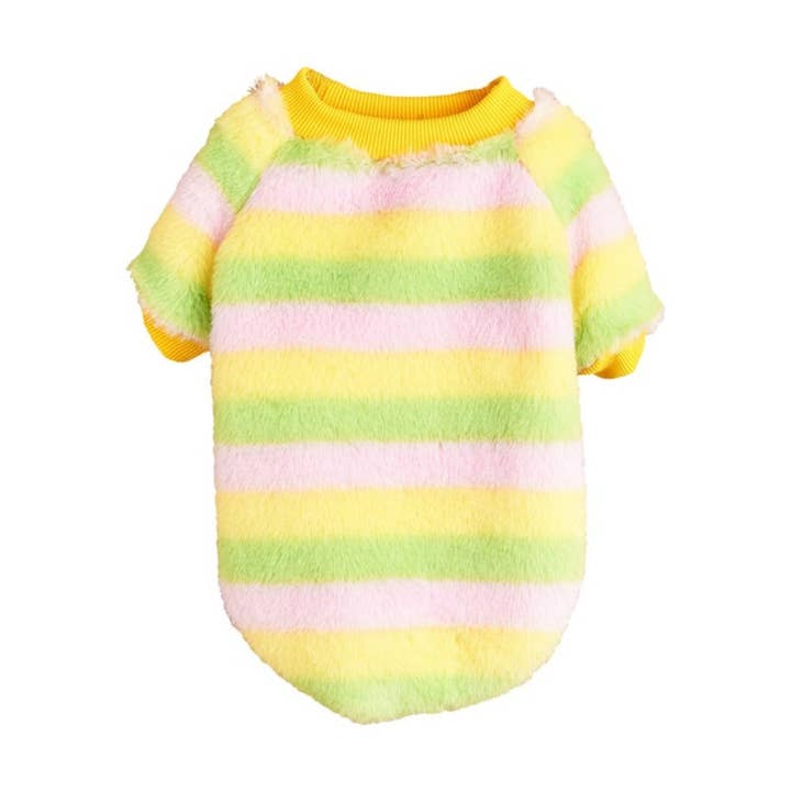 Cheerhunting - Wholesale Pet Sweater - Dog - Ozzie - Colorful Striped Spring Pet Clothes