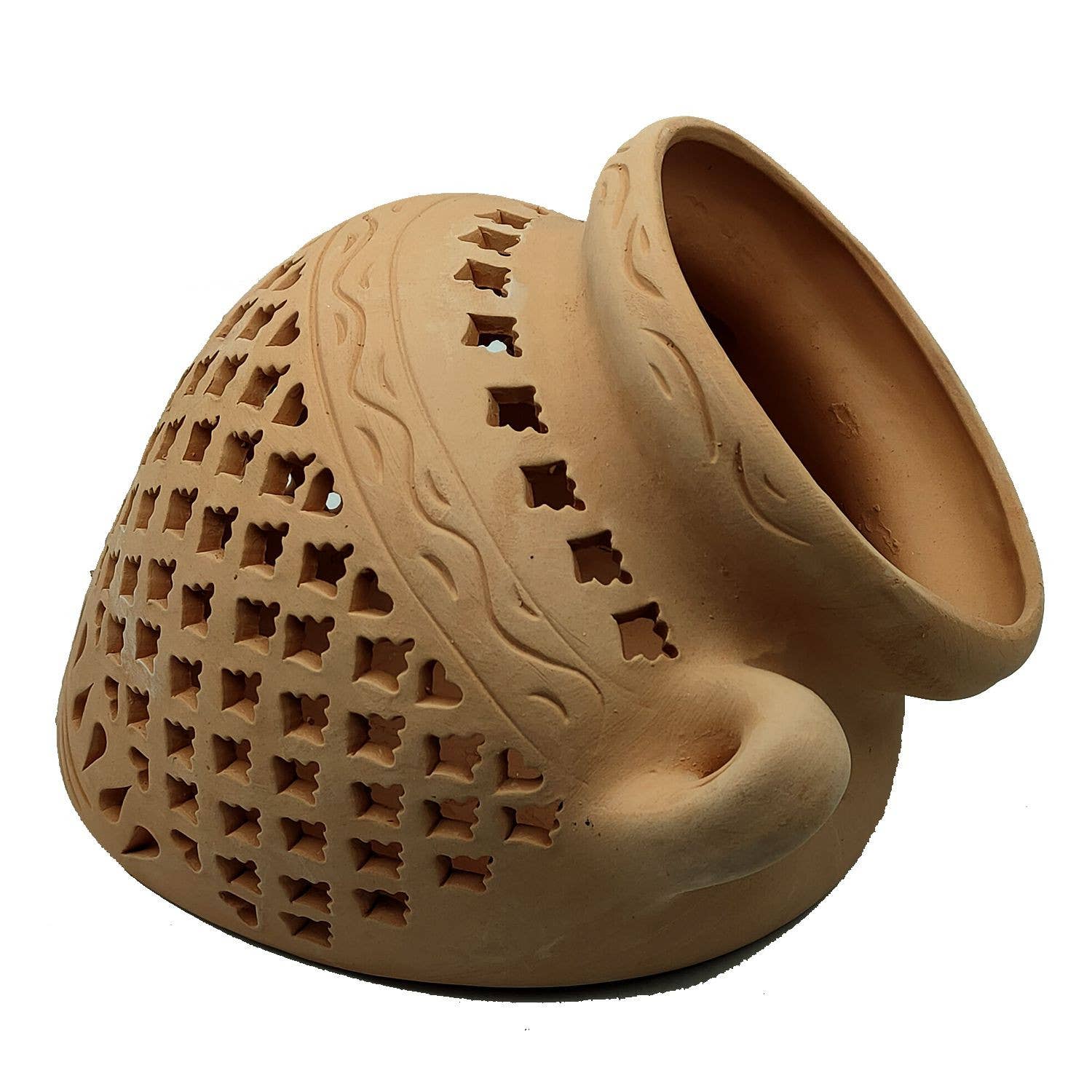 Etnico del Mondo - Wholesale Vase - Tunisian Handmade Terracotta Amphora Wall Vase3