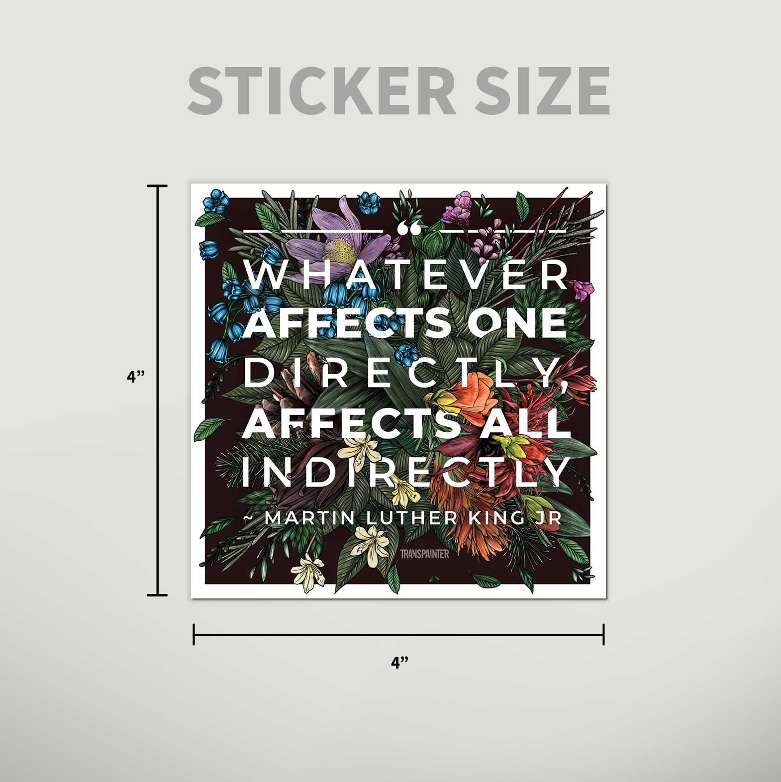 Transpainter - Wholesale Sticker - Dr. Martin Luther King Jr Quote Sticker | MLK Day Stickers2