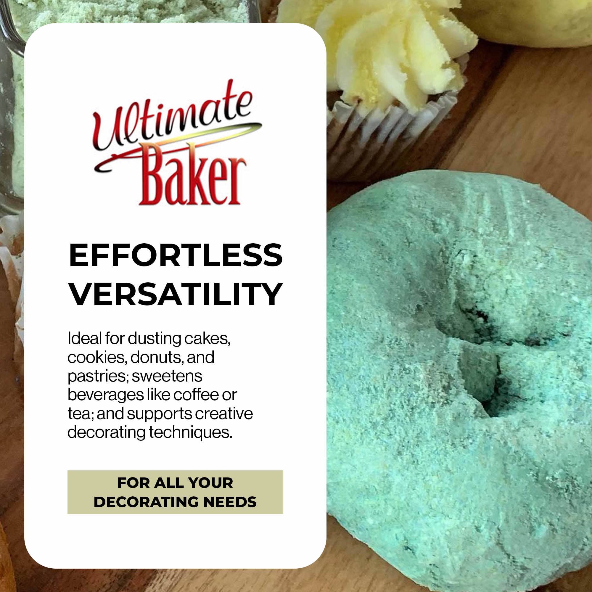 Ultimate Baker - Wholesale Sugar/Sweetener - Ultimate Baker Green Powdered Sugar (1x1lb) 5