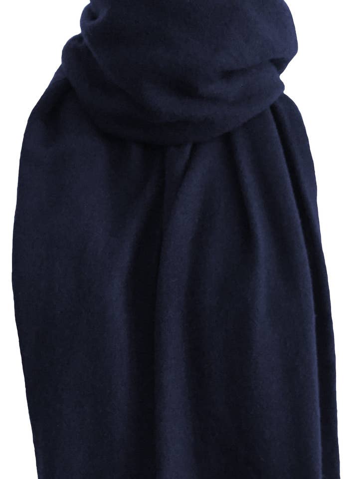 Havana scarf 1 ply navy for wholesale by PRATI