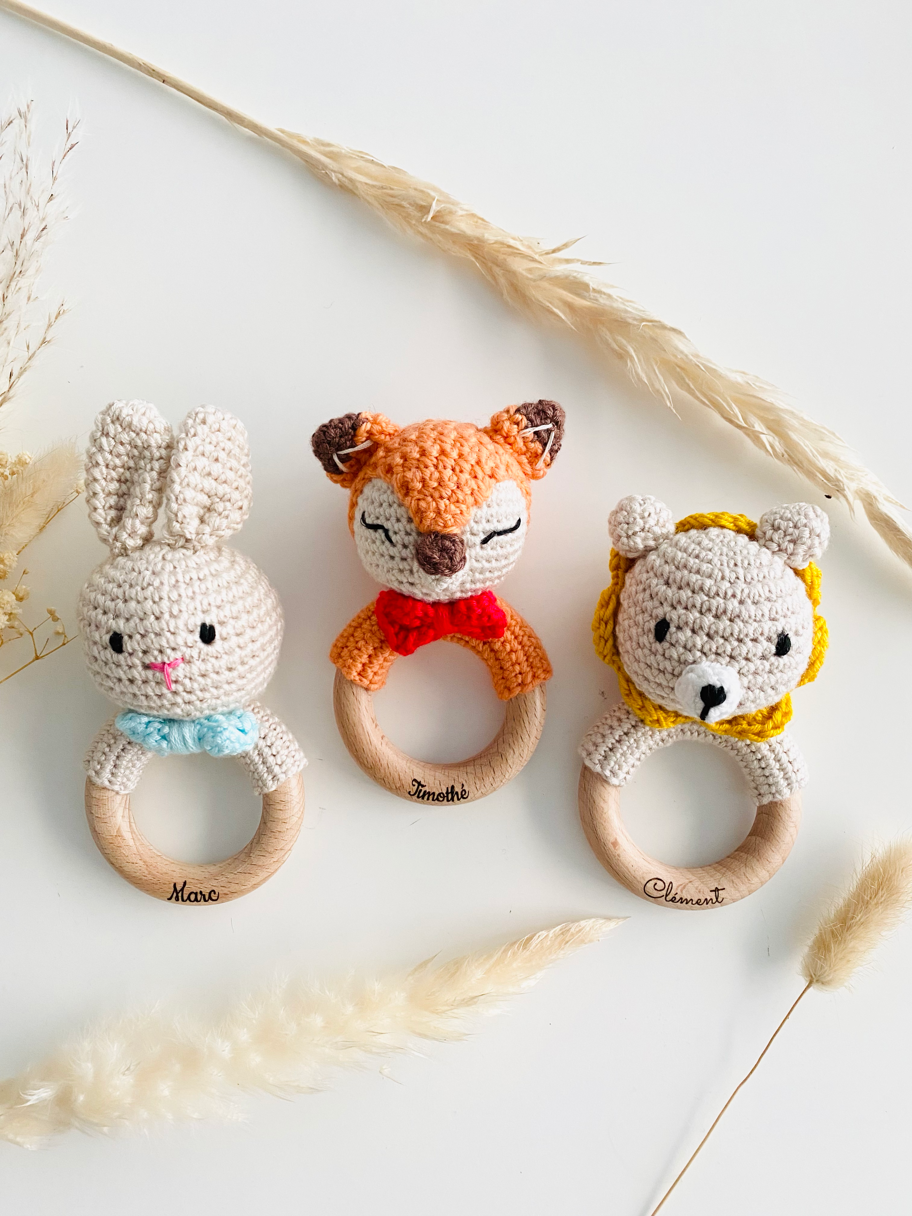 Les Petits Citrons - Wholesale Handheld Rattle - Baby - Crochet rattle for babies 1